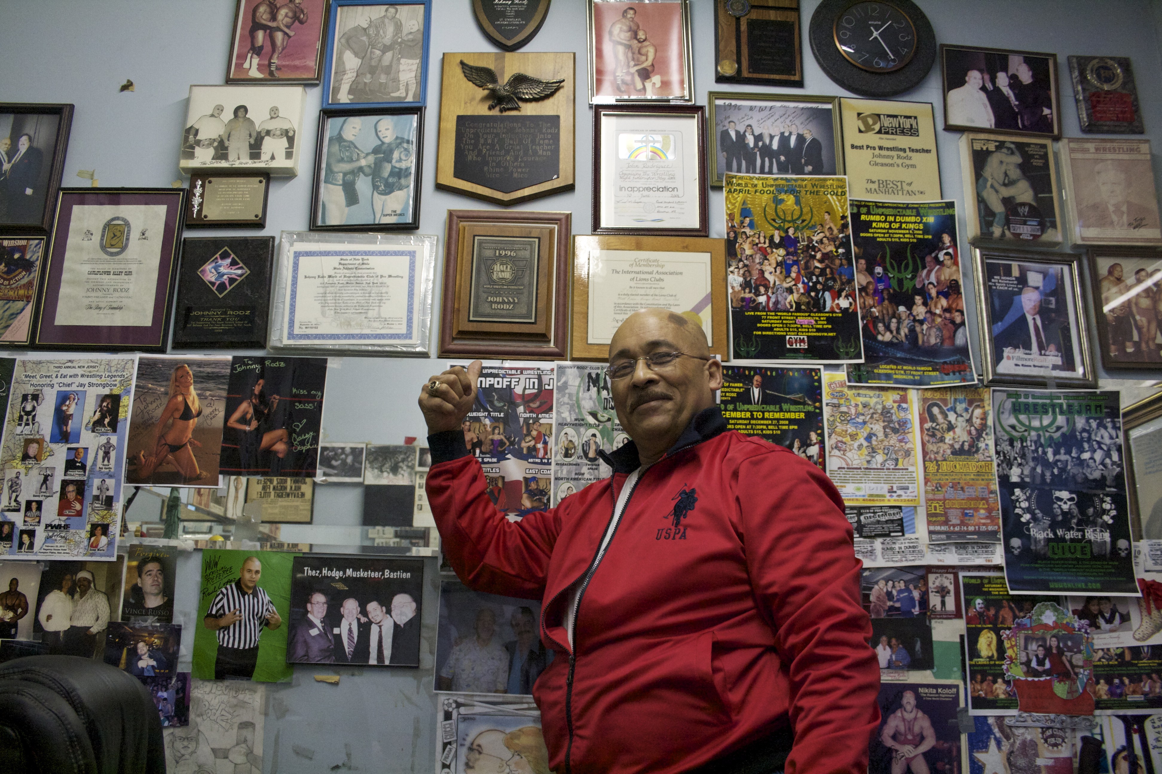 Johnny Rodz at Gleason's Gym